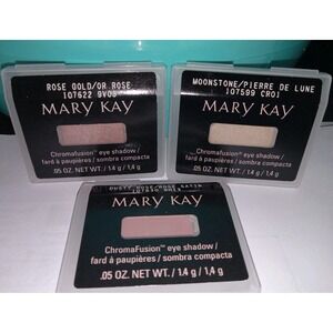Lot of 3 Mary Kay Eye Shadow Color - Moonstone * Rose Gold * Dusty Rose
